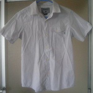 O'Neill Boy's Button Down Dress Shirt White M
